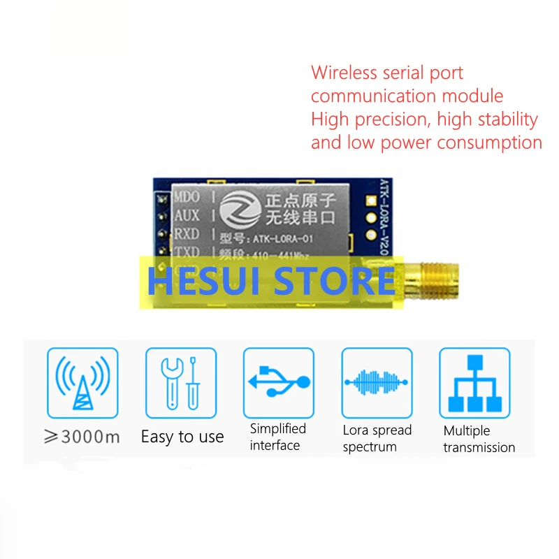 ATK-LORA-01 LORA module Wirele - Lora Sx1278 ulasan dan harga