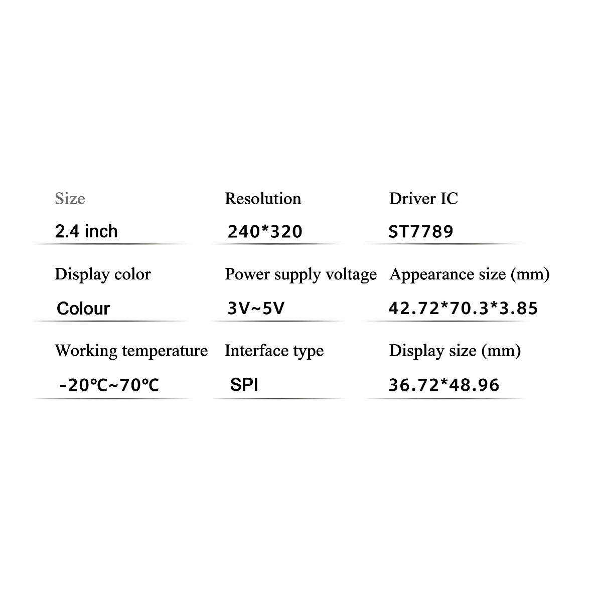 2.4 Inch TFT LCD Display Modul - Tft Display 2.4 ulasan dan harga