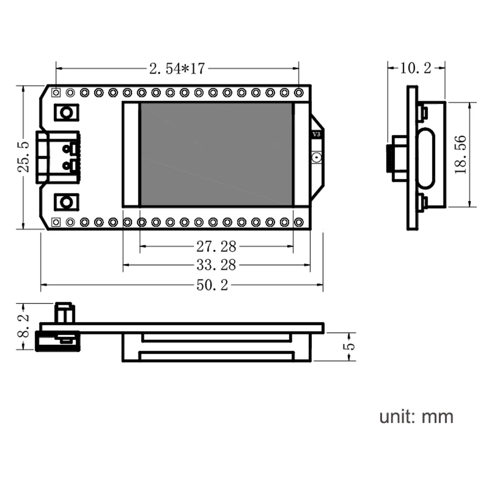 2Sets ESP32 LoRa V3 Developmen - Oled Display 0.96 ulasan dan harga